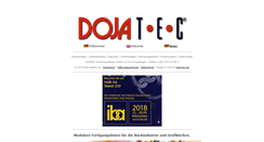 Desktop Screenshot of dojatec.de